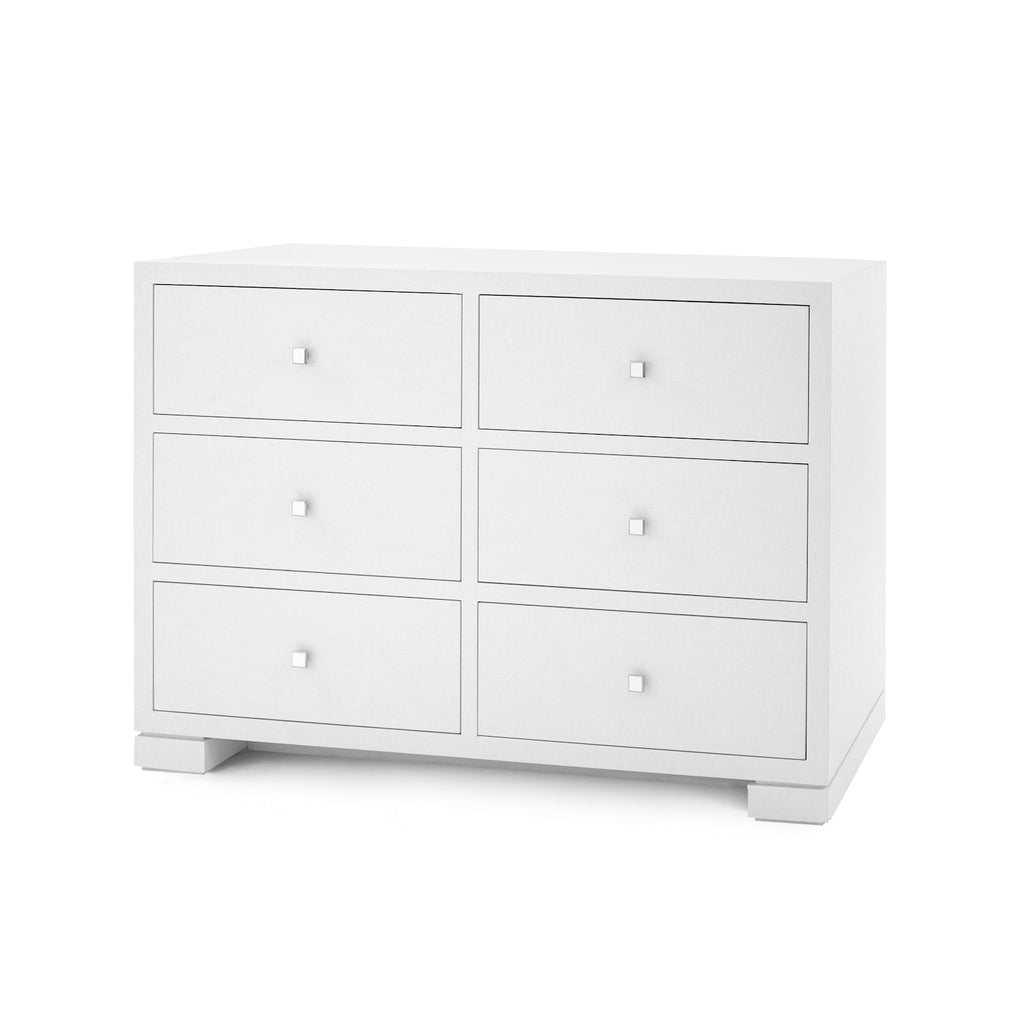 Frances Extra Large 6-Drawer - Chiffon White