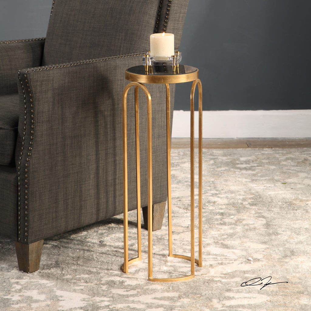 Novalie Gold Accent Table