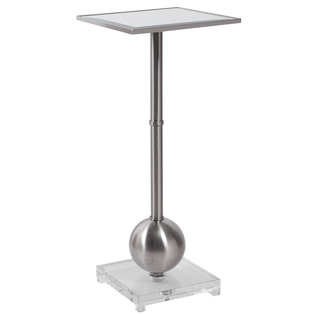 Laton Silver Accent Table