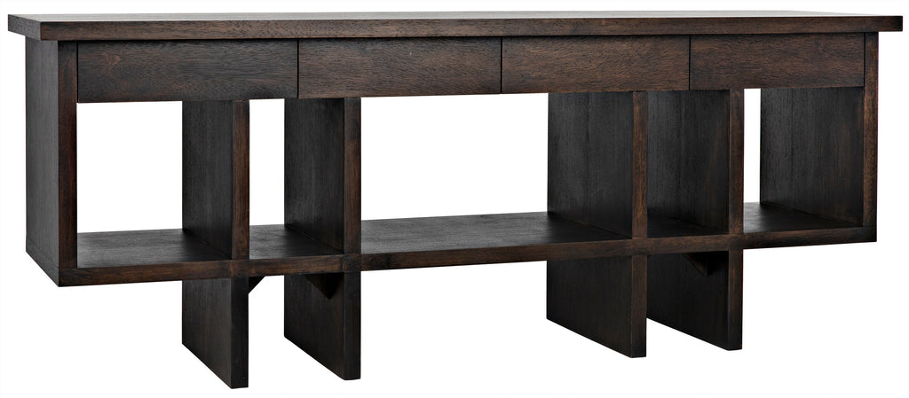 Kirill Console, Ebony Walnut