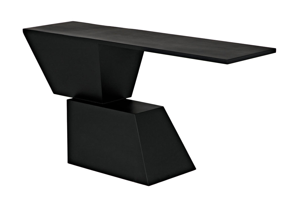 Pieta Console, Black Steel