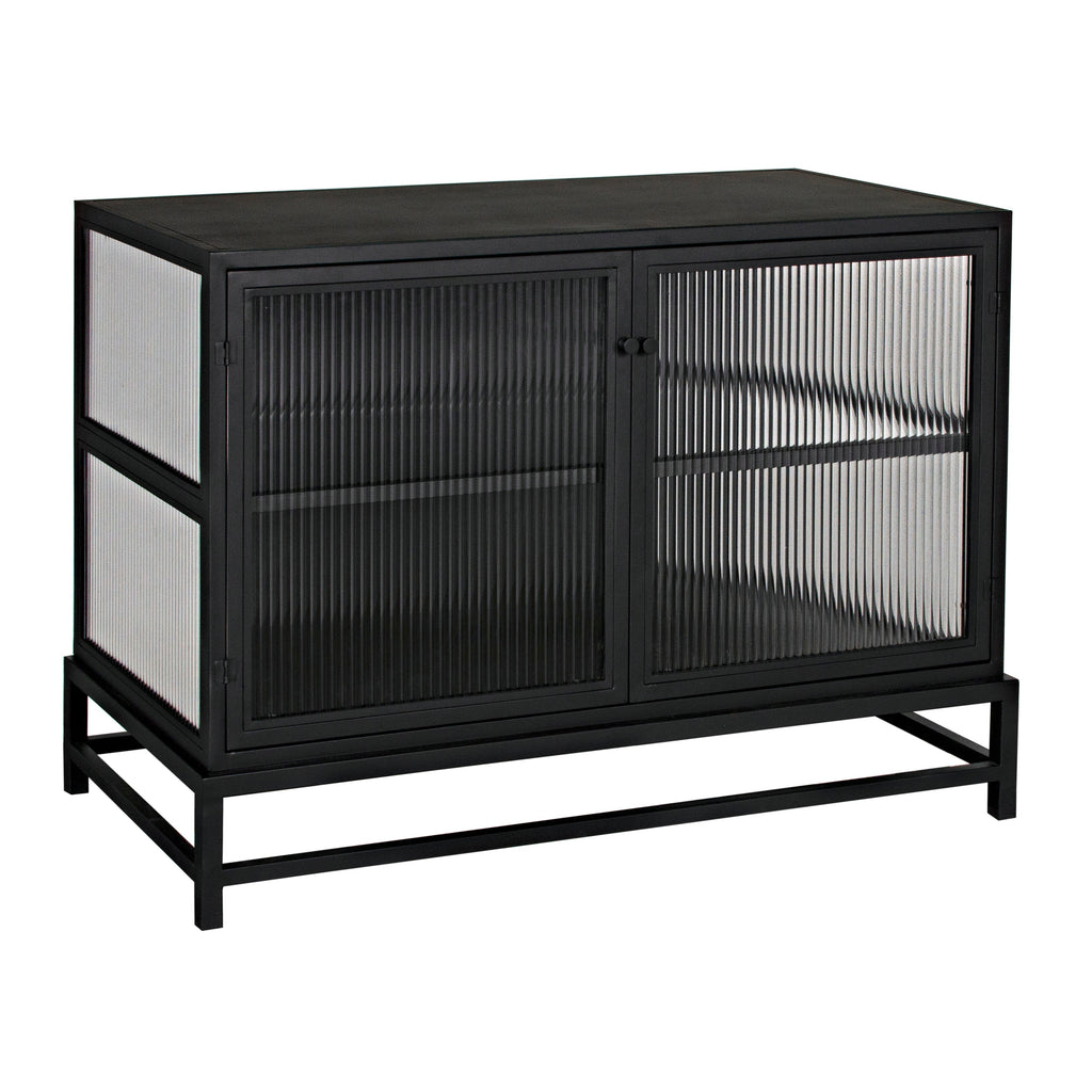 Chandler 2 Door Sideboard, Black Steel