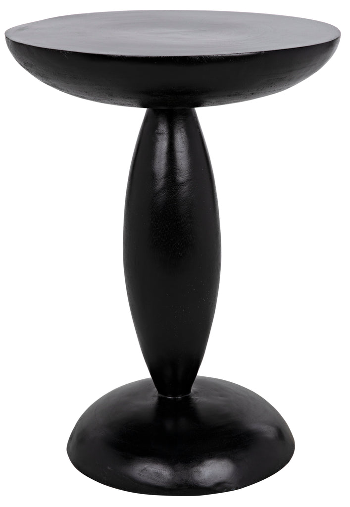 Adonis Side Table, Hand Rubbed Black