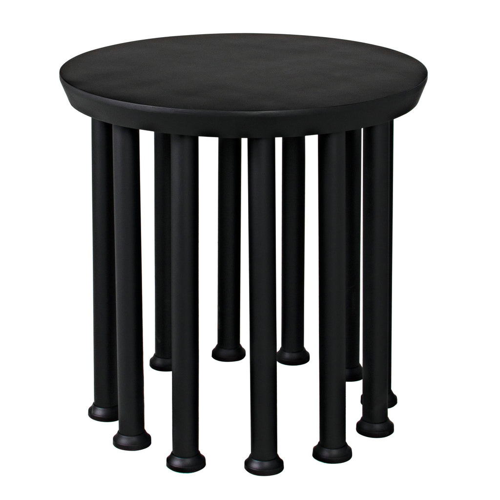 Lila Side Table, Black Steel