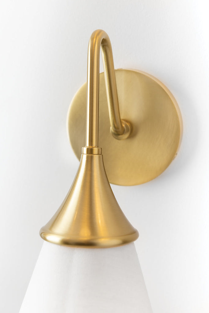 Mara Wall Sconce 13" - Aged Brass