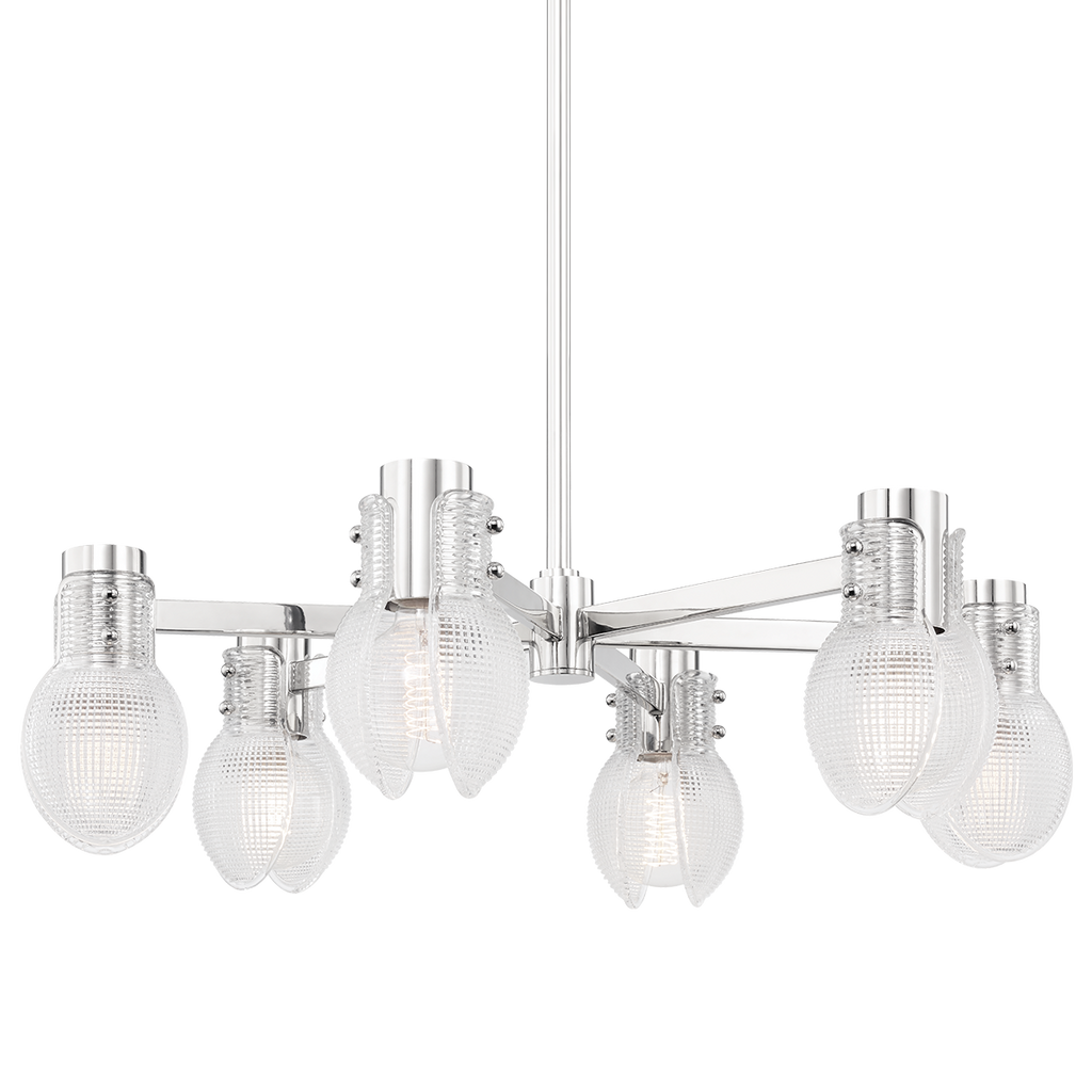 Jenna Chandelier - Polished Nickel