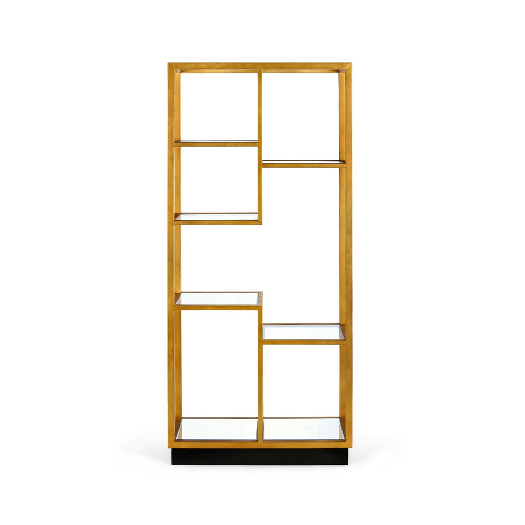 Haynes Etagere - Gold Leaf