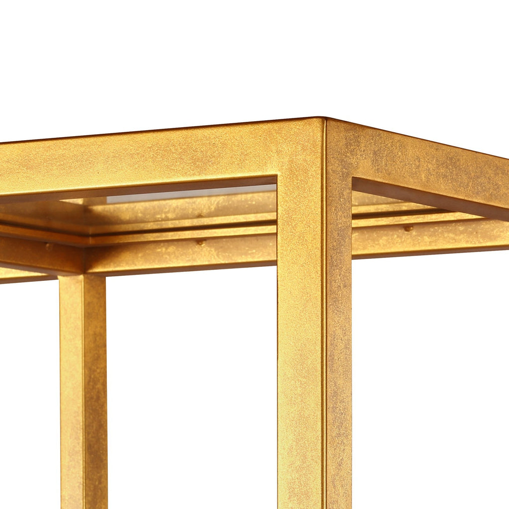 Haynes Etagere - Gold Leaf