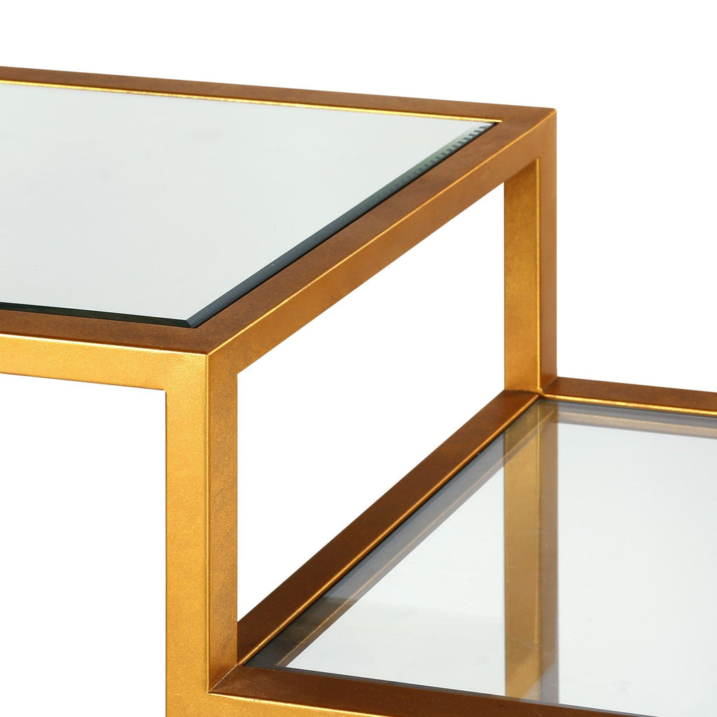 Haynes Etagere - Gold Leaf