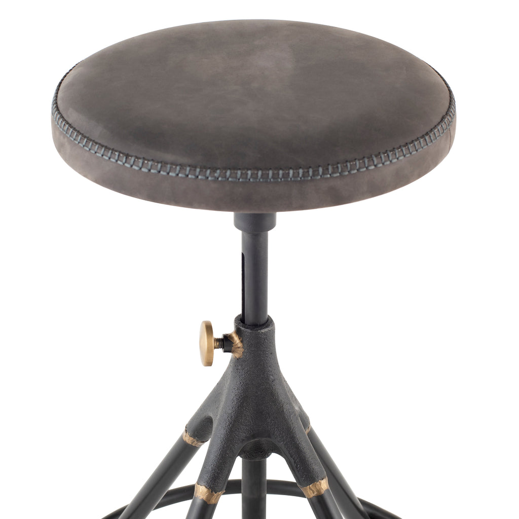 Akron Counter Stool - Storm Black, 22in