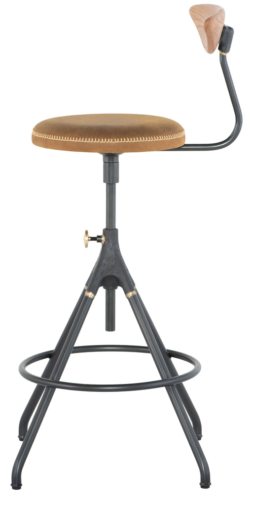 Akron Counter Stool - Umber Tan, 19.5in