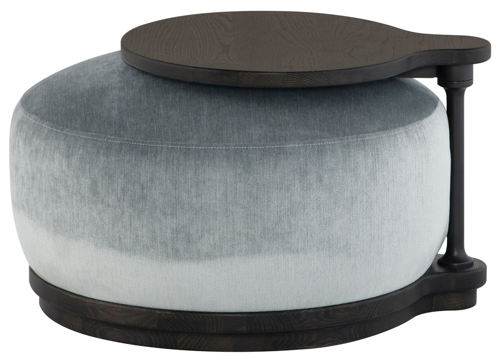 Orbit Ottoman Chair - Limestone