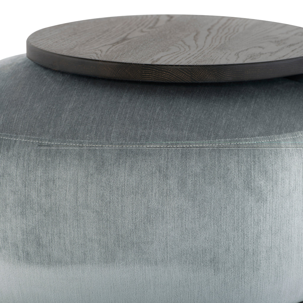 Orbit Ottoman Chair - Limestone