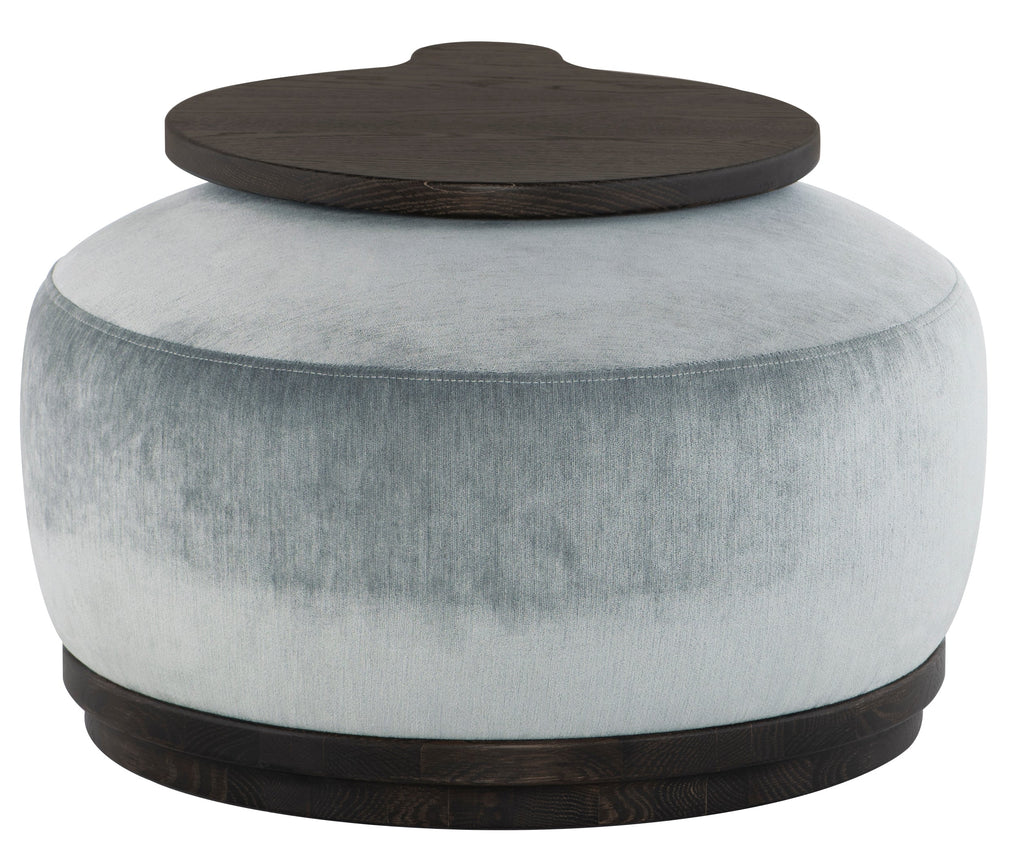 Orbit Ottoman Chair - Limestone