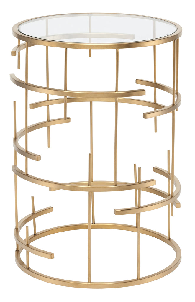 Tiffany Side Table - Gold