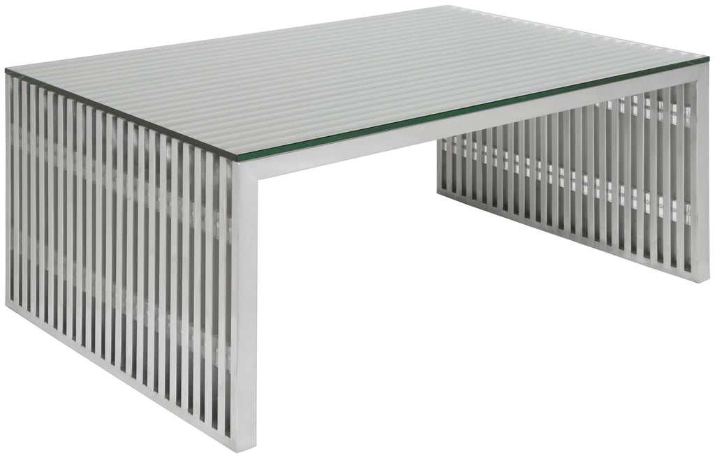 Amici Coffee Table - Silver, 40in