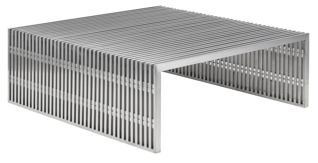 Amici Coffee Table - Silver, 40in