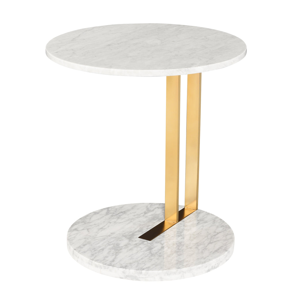 Lia Side Table - White