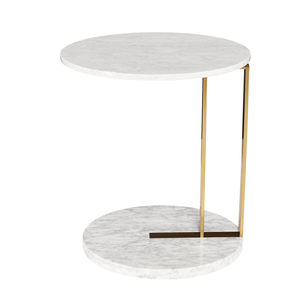 Lia Side Table - White