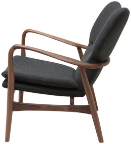 Patrik Occasional Chair - Dark Grey Wool Seat