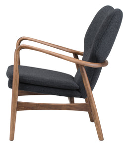 Patrik Occasional Chair - Dark Grey Tweed Seat