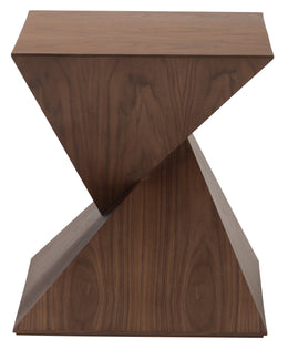 Giza Side Table - Walnut, 15.8in