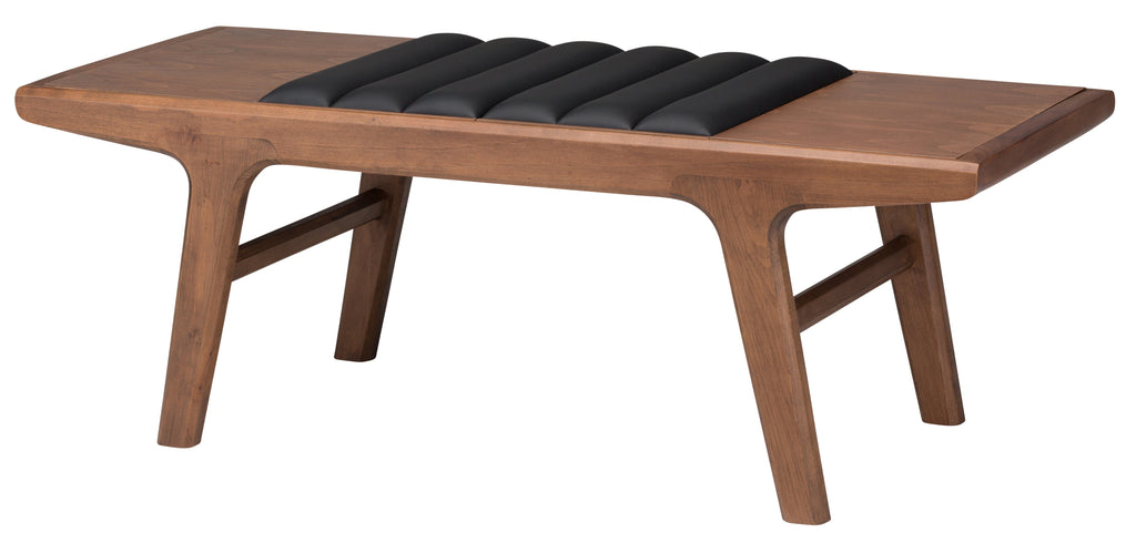 Lucien Occasional Bench - Black, 47.3in