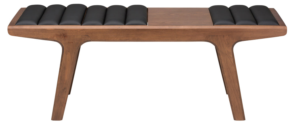 Lucien Occasional Bench - Black, 47.3in