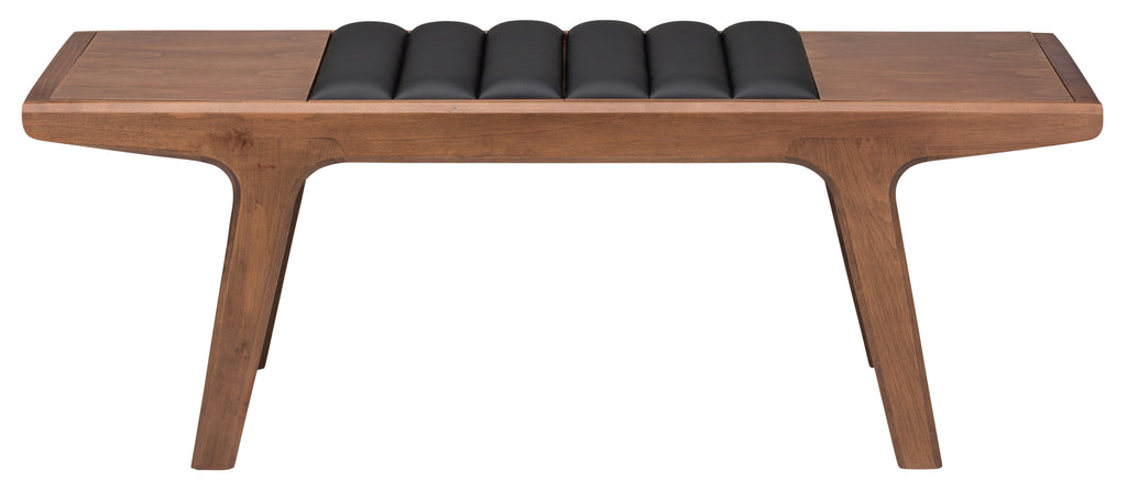 Lucien Occasional Bench - Black, 47.3in