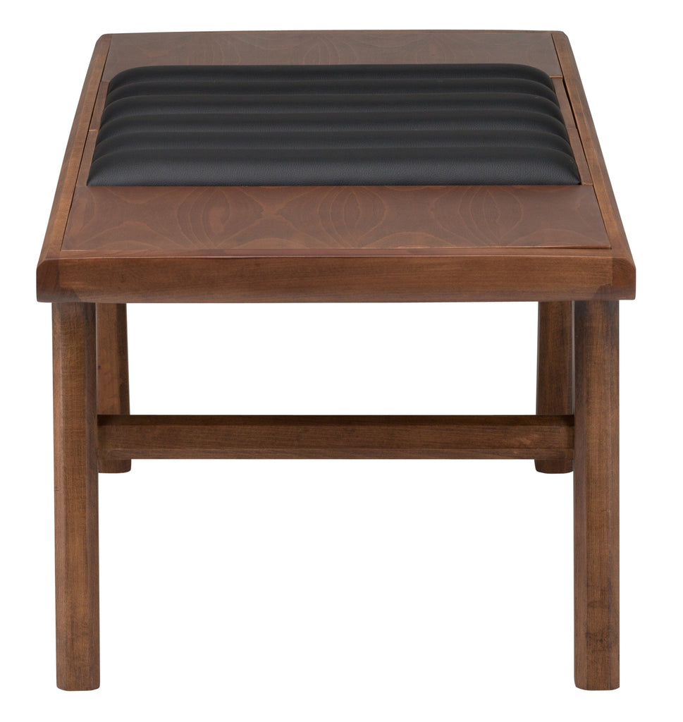 Lucien Occasional Bench - Black, 47.3in