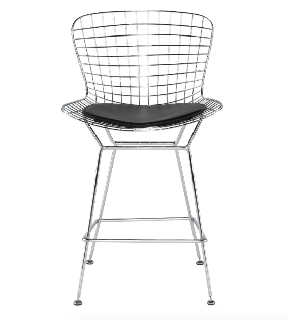 Wireback Counter Stool - Black