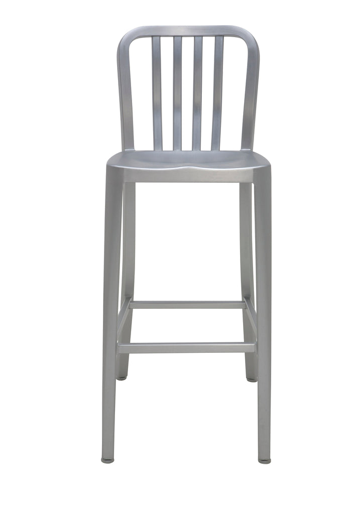 Soho Counter Stool - Silver