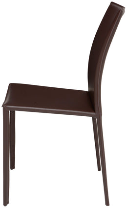 Sienna Dining Chair - Glossy Brown
