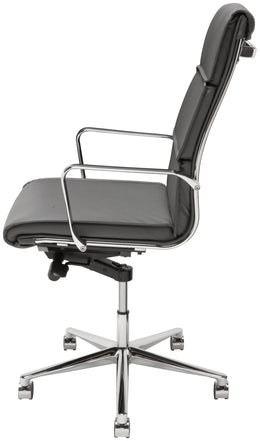 Lucia Office Chair - Grey, High Back