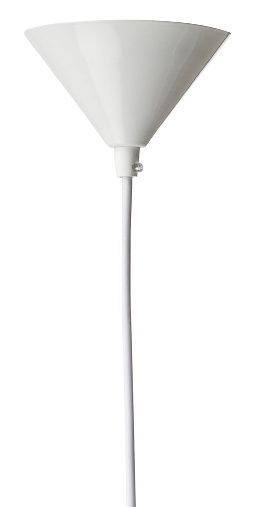 Karl Pendant Lighting - White, 14in