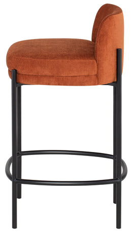 Inna Counter Stool - Terracotta, 33in