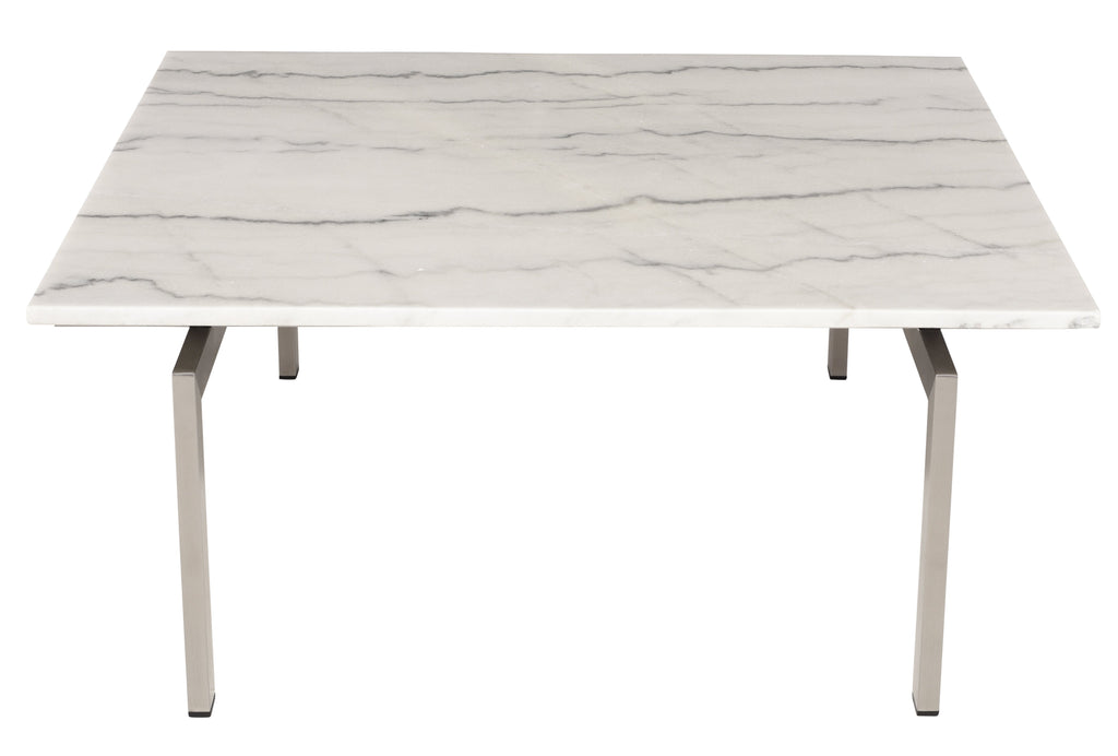 Louve Coffee Table - White, 36in