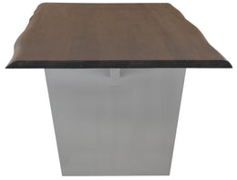 Aiden Dining Table - Seared with Graphite Steel Legs, 112in