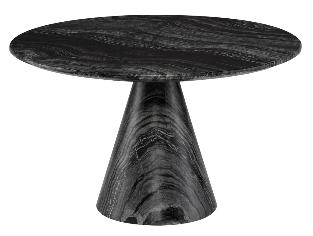 Claudio Coffee Table - Black Wood Vein, 30in