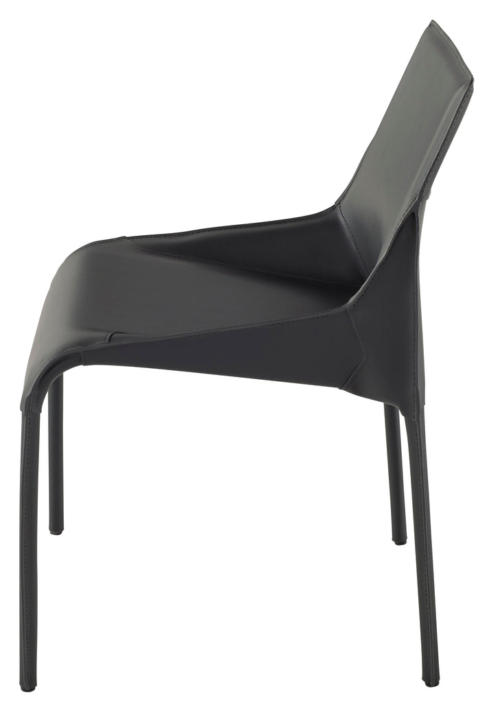 Delphine Dining Chair - Dark Grey, 22.8in