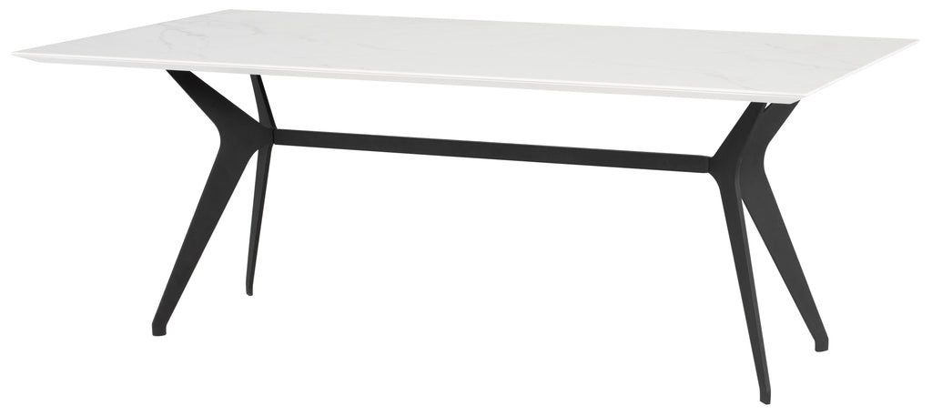 Daniele Dining Table - White, 78.8in