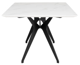 Daniele Dining Table - White, 78.8in