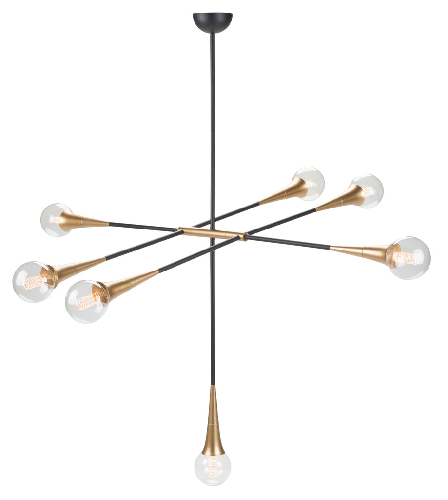 Tristan Pendant Lighting - Black, 55.5in