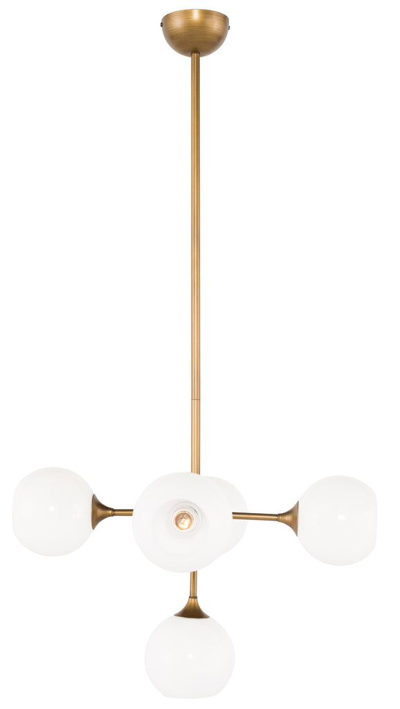 Niklas Pendant Lighting - White, 23.8in