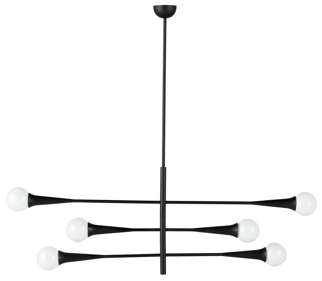 Orion 3 Pendant Lighting - Black