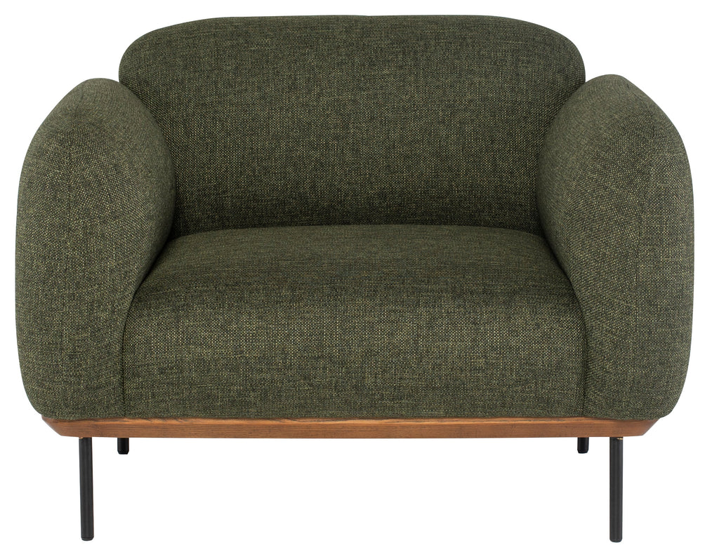 Benson Lounge Chair - Hunter Green Tweed