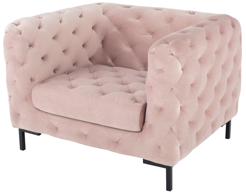 Tufty Lounge Chair - Blush