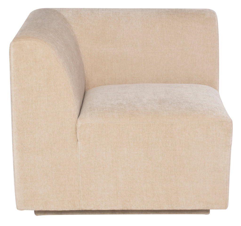 Lilou Modular Sofa - Almond, Left Corner