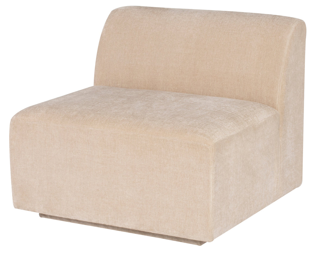 Lilou Modular Sofa - Almond, Armless