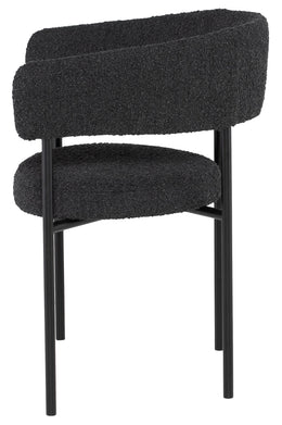 Cassia Dining Chair - Licorice Boucle